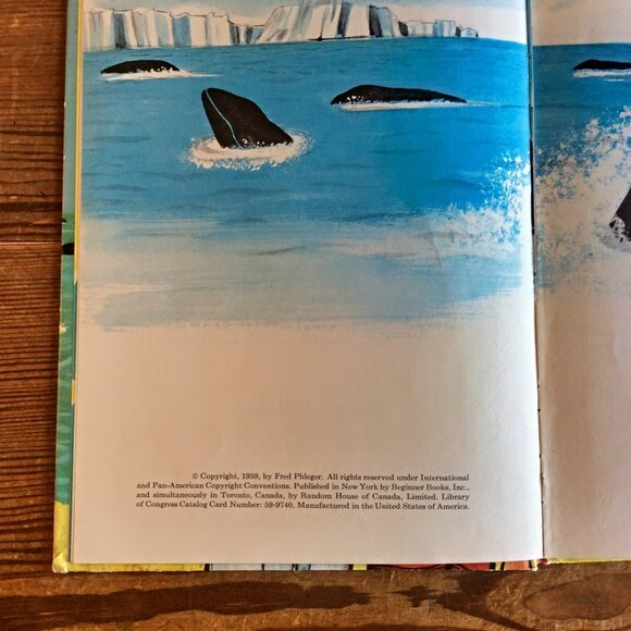 The Whales Go By Dr. Seuss Beginner Book, Kids Educational Story, As Is - Picture 5 of 9